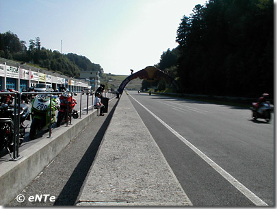 Start- und Zielgerade. Hier gab's dann echt kein Hinterherkommen :-(